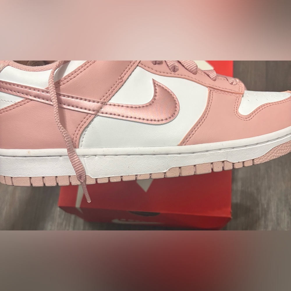 Nike Dunk Low Pink/White | Women’s 8.5 | Never Worn w/ Box - Picture 5 of 8